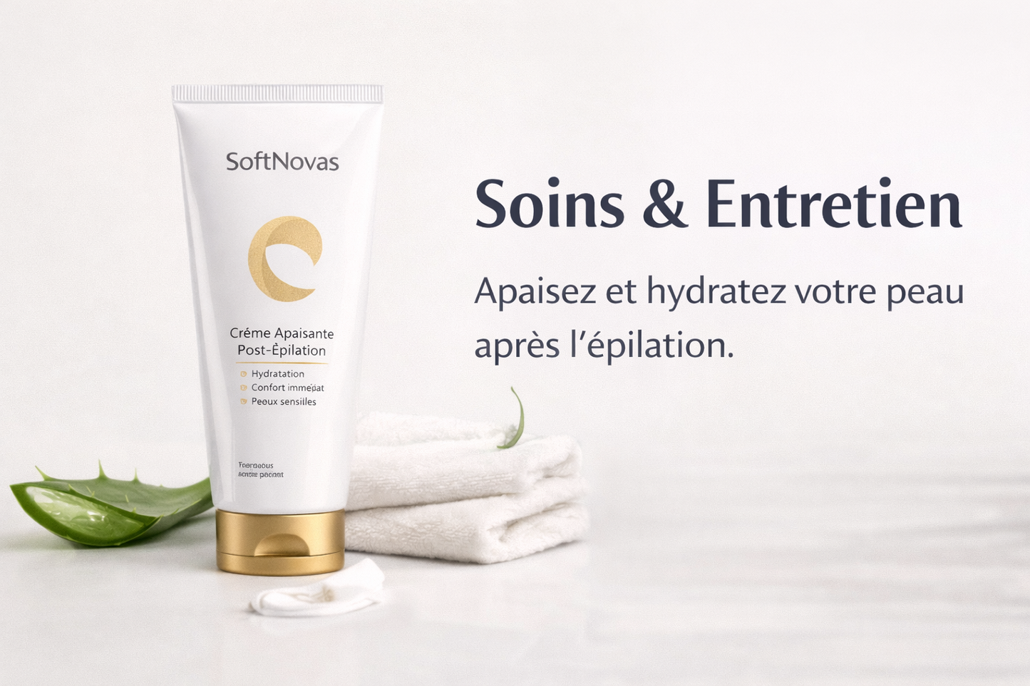 Crème apaisante post-épilation SoftNovas